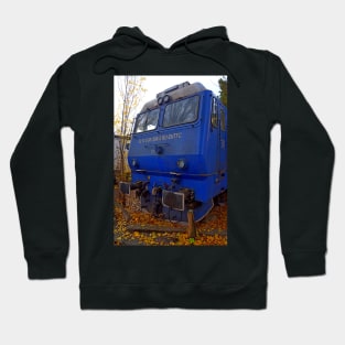 Disused loco, Romania Hoodie